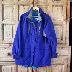 Vintage REI 16 Purple Jacket‎ Roll Up Hood Jacket